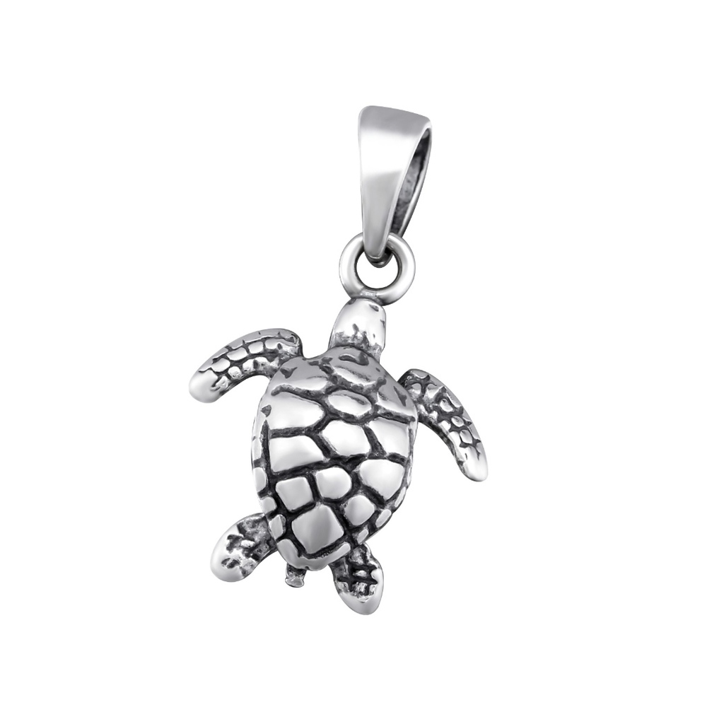 🐢Silver Turtle Pendant🐢 - Picture 4 of 5